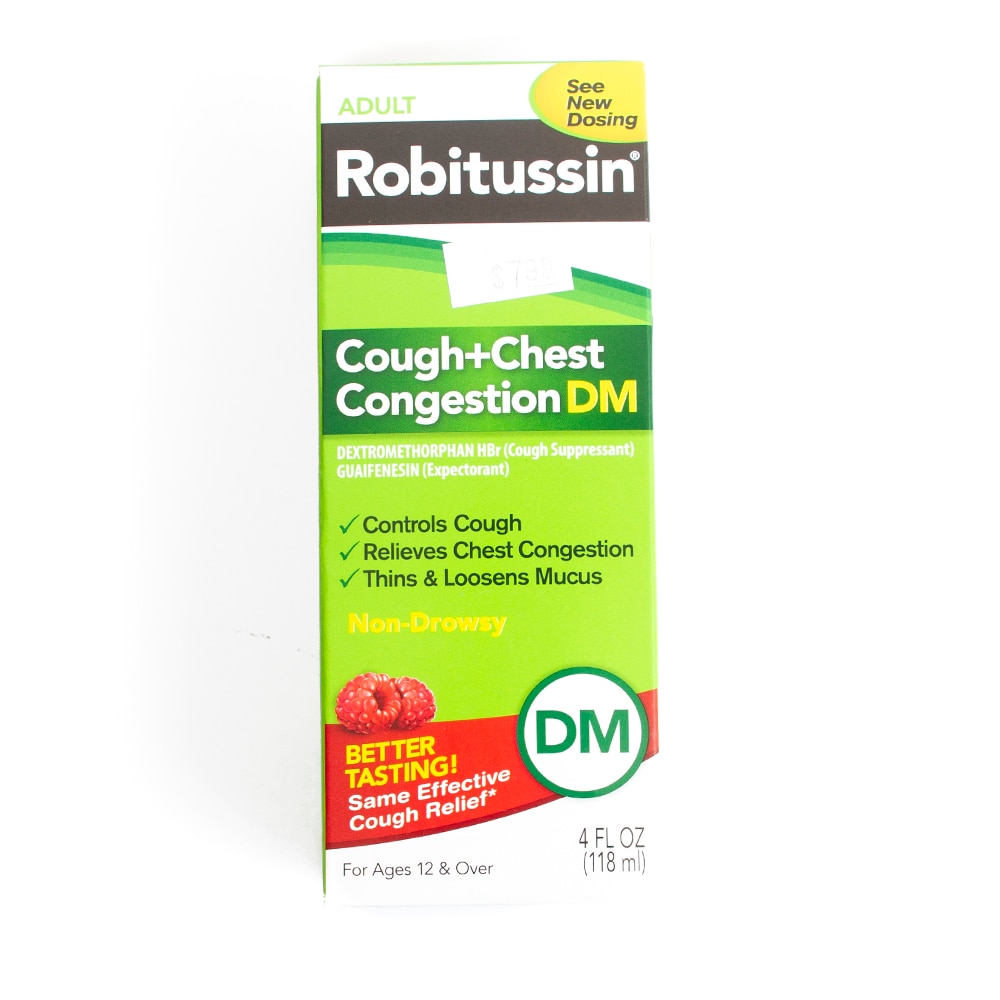Medicine/Pain Relief, Health & Beauty, Robitussin, Cough & Chest, Cough Syrup, 4 ounce, 65551